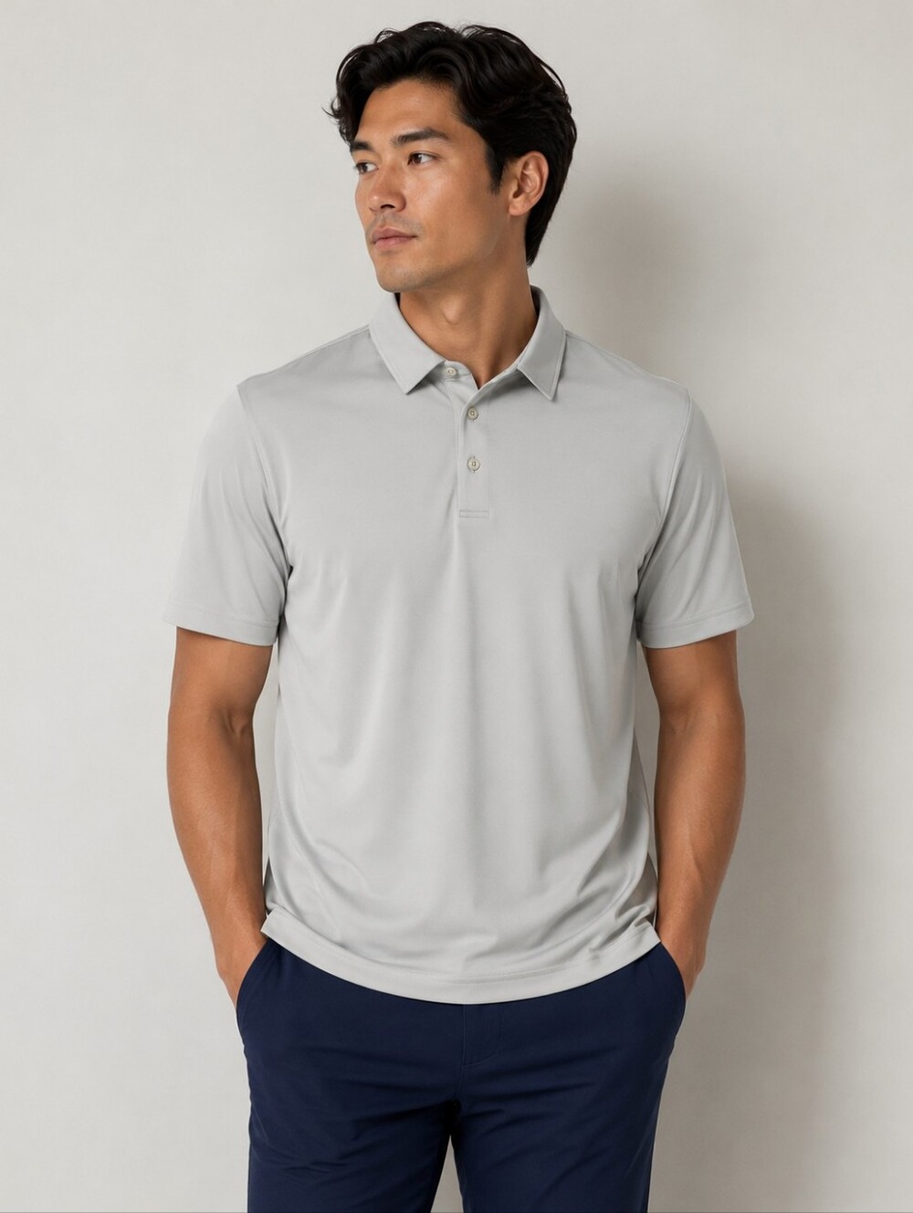 Vineyard Vines Men's Performance Polo in Gray